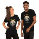Overwatch Mercy T-Shirt Unisex – Weiß oder Schwarz mit Spruch – Größen S bis XX