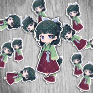 Die Tagebücher der Apothekerin Sticker – Mao Mao, wasserfest & UV-beständig, 6 cm, 2 Stück