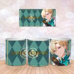 Genshin Impact Tasse Aventurine – Keramiktasse 330 ml – Mikrowellen- & Spülmaschinengeeignet