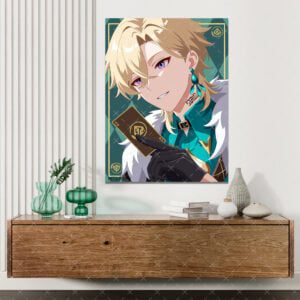 Honkai Star Rail Poster Aventurine – Hochwertiger Druck auf 170g Papier