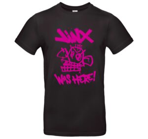 Jinx Was Here T-Shirt – Unisex Gaming Shirt für Arcane & LoL Fans – Hochwertiger Druck, Streetwear Stil