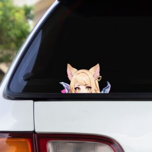 League of Legends KDA Ahri Peeker Sticker – Gaming & Anime Design für Auto & Laptop – UV-beständig & wasserfest