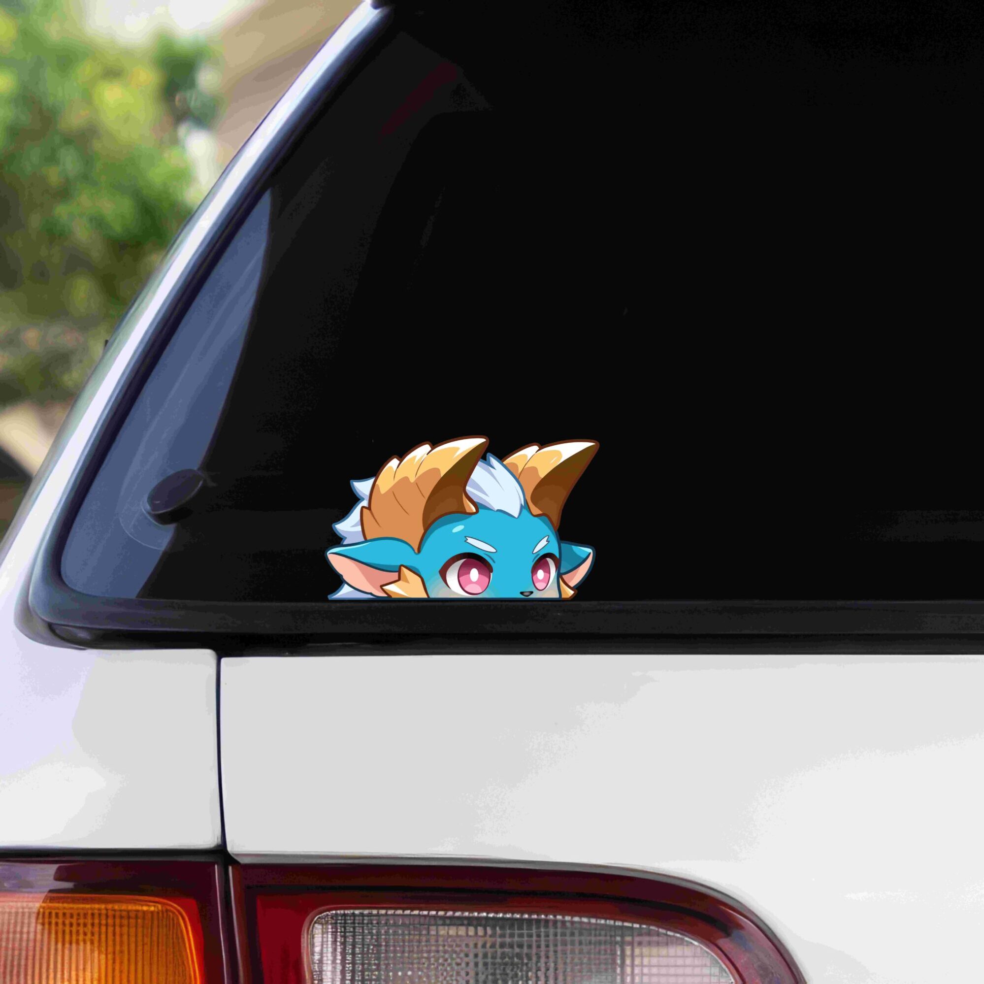 Monster Hunter Zinogre Peeker Auto Aufkleber – wasserfest & UV-beständig – 2er Set8 1 Monster Hunter Zinogre Peeker Auto Aufkleber – wasserfest & UV-beständig – 2er Set8