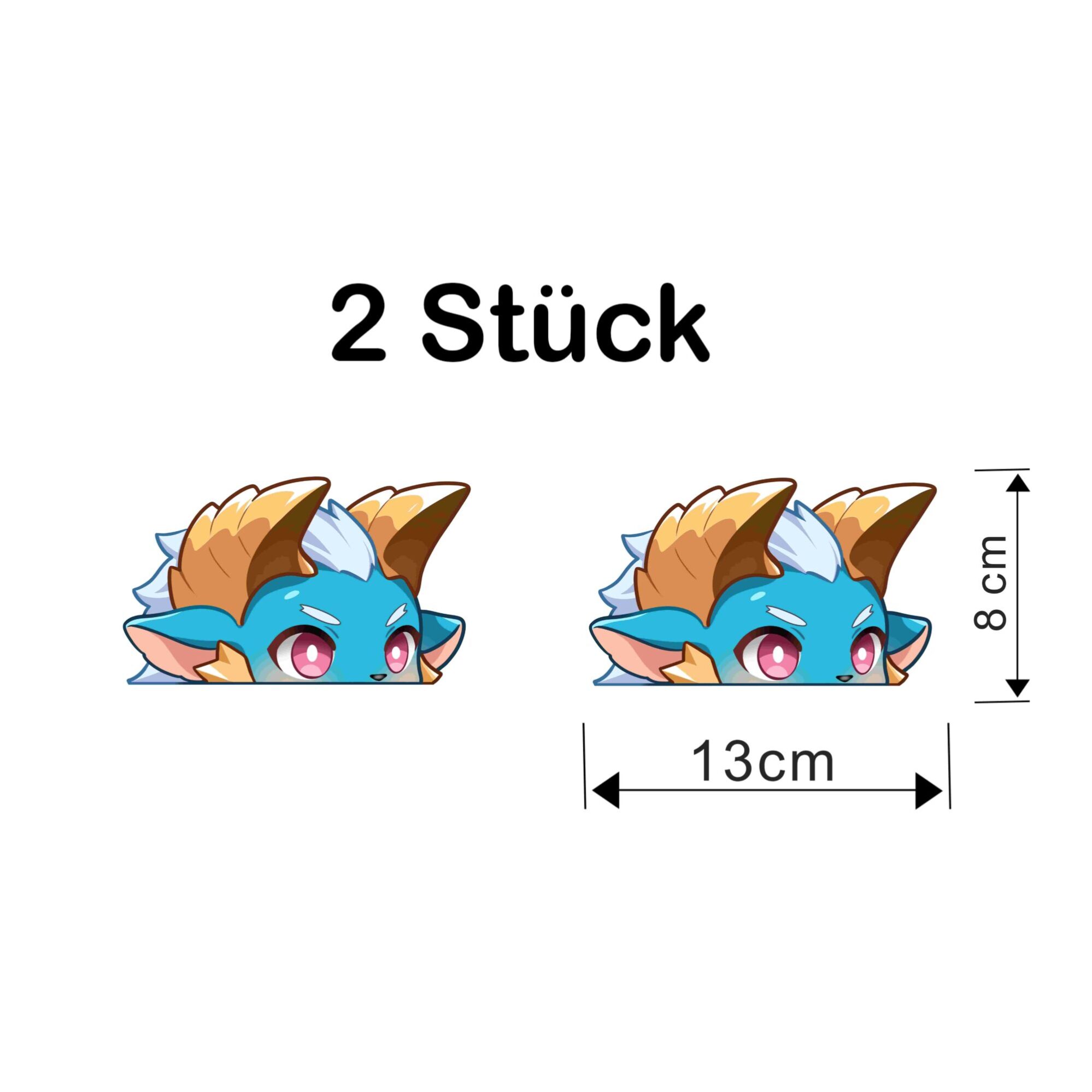 Monster Hunter Zinogre Peeker Auto Aufkleber – wasserfest & UV-beständig – 2er Set8 2 Monster Hunter Zinogre Peeker Auto Aufkleber – wasserfest & UV-beständig – 2er Set8 – Bild 3