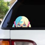 Pokemon Legends ZA Peeker Sticker 12x7cm – Wasserfest UV Beständig – 2er Set Anime Deko – Für Otakus Auto Laptop Fenster