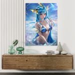 Pokémon Aquana Poster - Hochwertiger Druck in A4 und A3