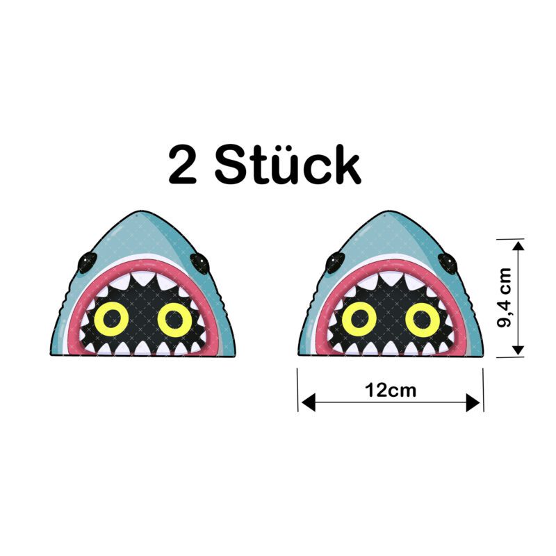 Anime Peeker Aufkleber "Zenless Zone Zero Bangboo" – 2 Stück, 12-13 cm, Sharkboo & Devilboo Designs, Wasserfest & UV-Beständig – Bild 5