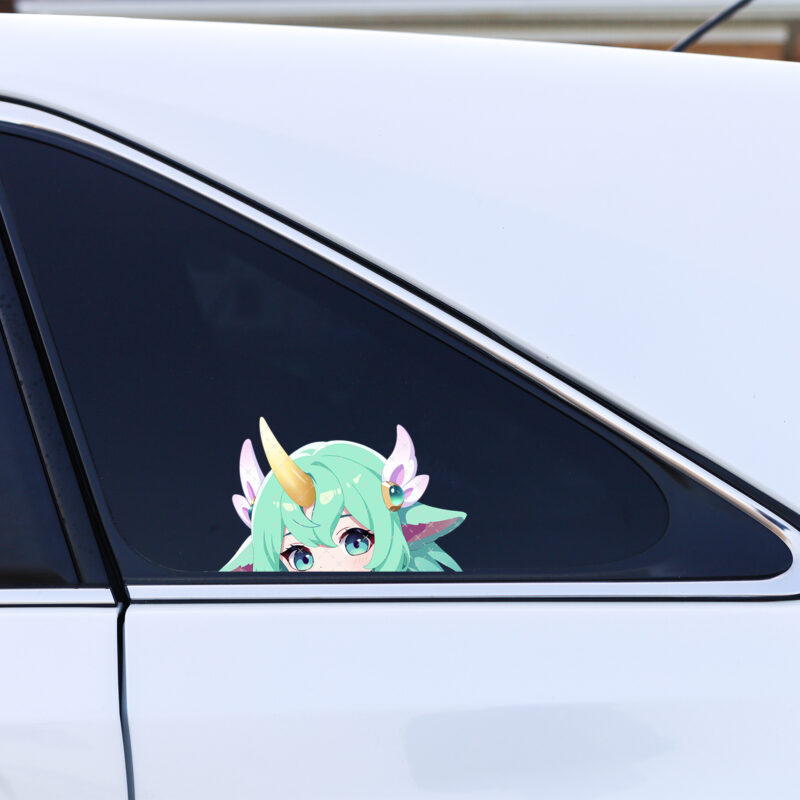 League of Legends Peeker Sticker – Star Guardian Soraka, wasserfest & UV-beständig, 12 × 7,5 cm, 2 Stück – Bild 3