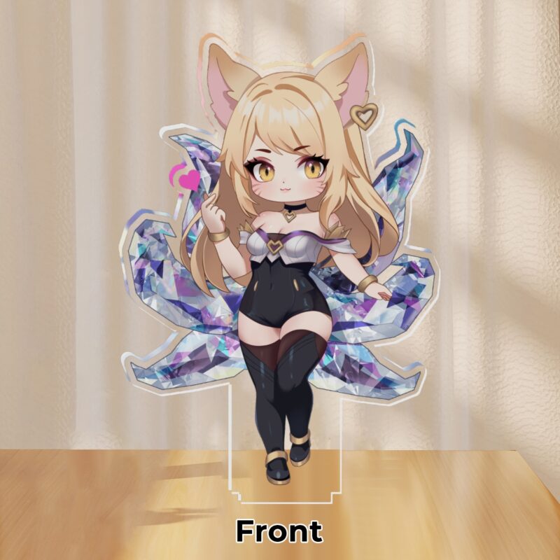 League of Legends K/DA Ahri Acryl Standee – 102x68 mm Figur mit stabilem Standfuß – Bild 2