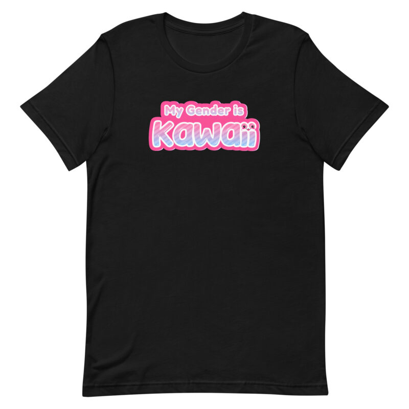 My Gender ist Kawaii T-Shirt im Anime Gaming Style aus Baumwolle – Bild 3