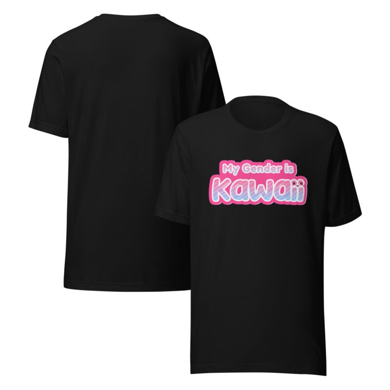 My Gender ist Kawaii T-Shirt im Anime Gaming Style aus Baumwolle – Bild 4