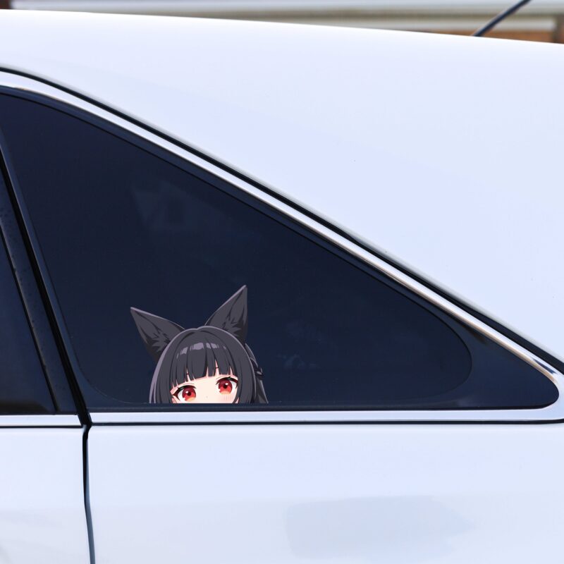 Zenless Zone Zero – Hoshimi Miyabi Peeker Sticker 2er Set – Anime & Gaming Design – UV-beständig & wasserfest – Bild 4