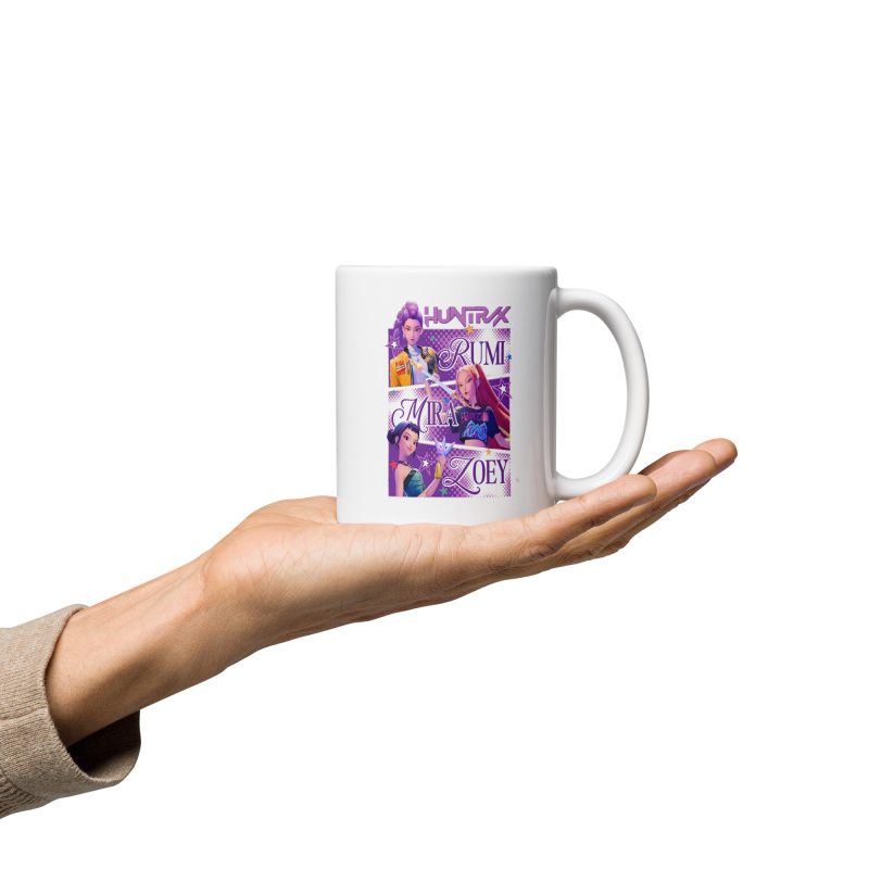 KPOP Demon Hunter Kaffeetasse 330ml weiß spülmaschinenfest mikrowellengeeignet Anime Fans Geschenk mit Rumi Mira Zoey Design – Bild 9